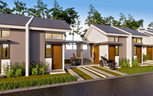 Rumah tipe Studio Landed Home dalam kawasan skala kota Modernland Cilejit di Tangerang
